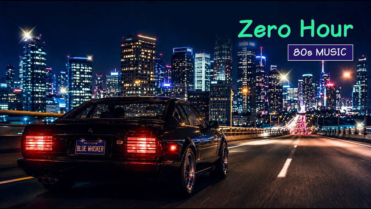 アート・デザイン・音楽 Best shot!! v.8 Zero Hour 🌙 80s Synthpop | Night Drive Music | Late Night Driving