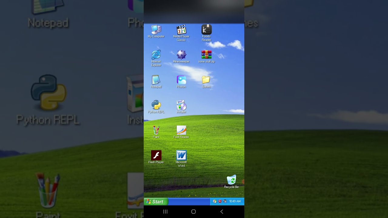 Windows XP on android phone! #windows - YouTube
