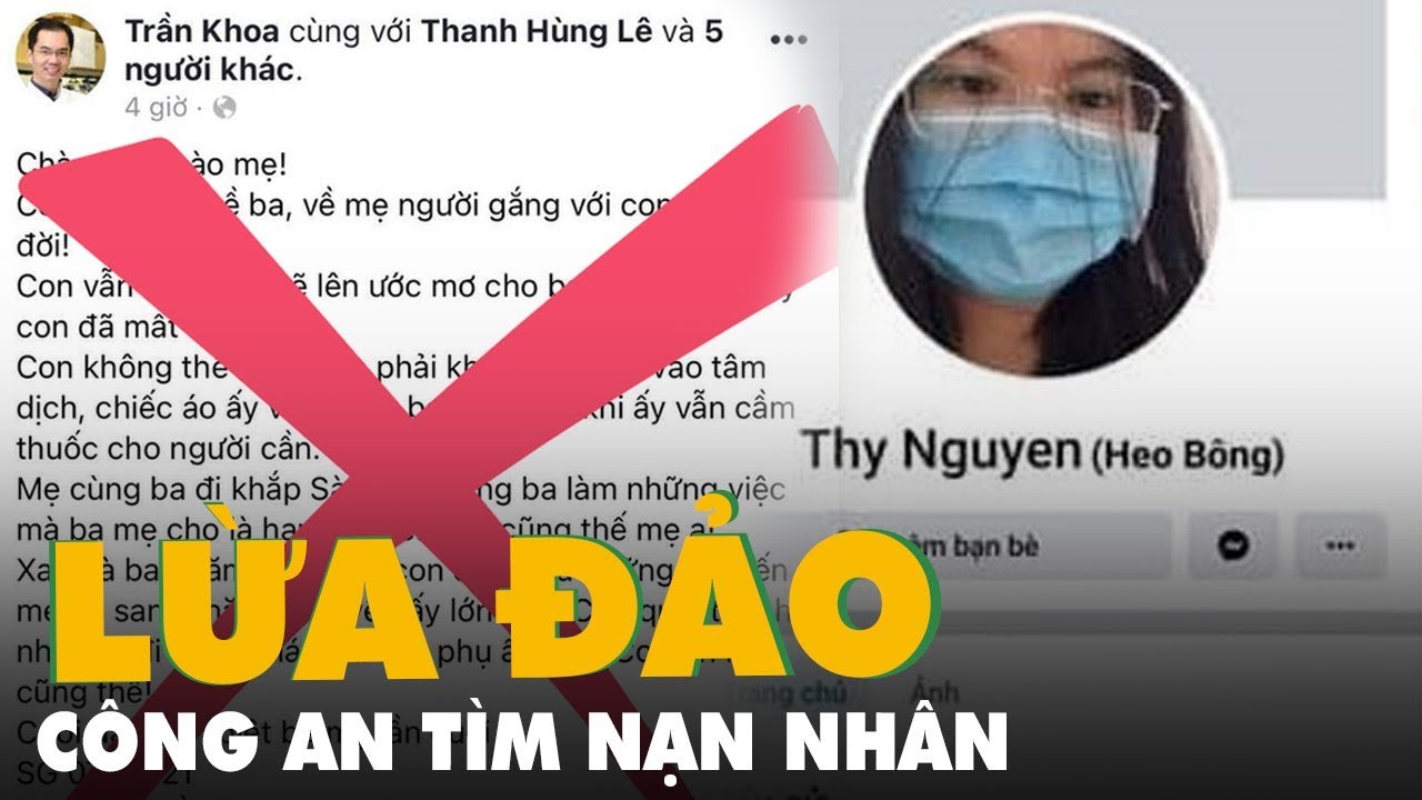 Công an tìm nạn nhân quyên tiền cho nhóm từ thiện lừa... - youtube