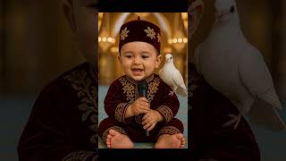 La ilaha illallah in Baby Voice | Kalima Shahada #islamicbaby #cute