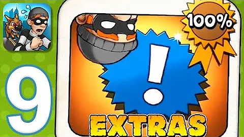 Robbery Bob - Gameplay walkthrough part 9 - chapter 9: Extras (IOS, ANDROID)