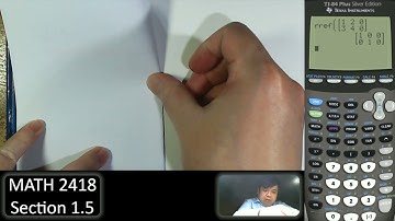 Linear Algebra - Section 1.5