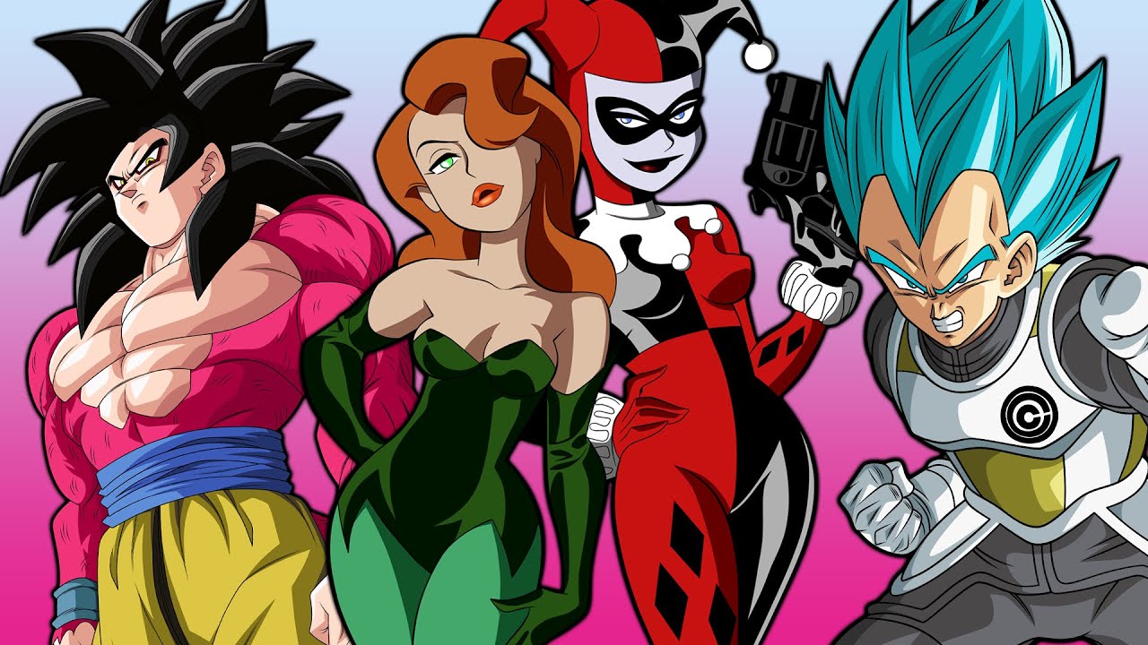 Two Saiyans Play UNO With Harley And Ivy