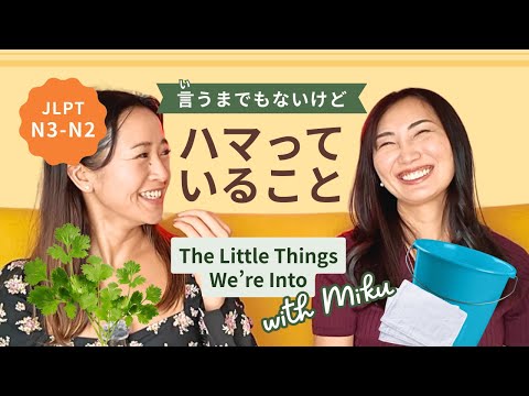 【中級日本語】言うまでもないけど、最近ハマっていること Coriander, Cleaning, and Nothing Important: A Fun Chat with Miku #305