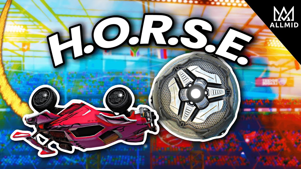 ALLMID PLAYS HORSE IN ROCKET LEAGUE! | Part #1