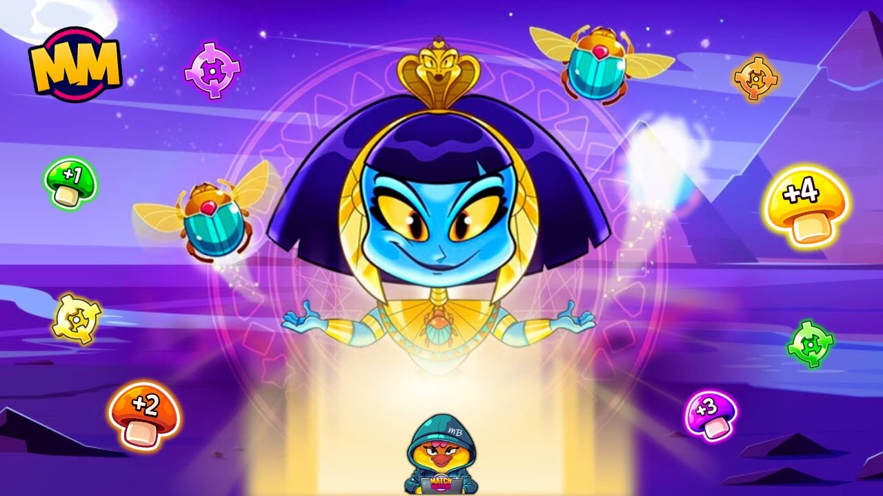 CLEOPATRA IS THE QUEEN OF MIGHTY MUSHROOMS 🔥 MATCH MASTERS PVP
