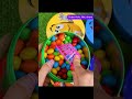 Satisfying with full of Rainbow candy with M&amp;M.#ASMR , #ToyASMR,  #Satisfying,#candy,#mms,#toys