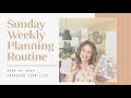 ORGANIZE YOUR LIFE WITH ME||SUNDAY AFTERNOON WEEKLY PLANNING ROUTINE