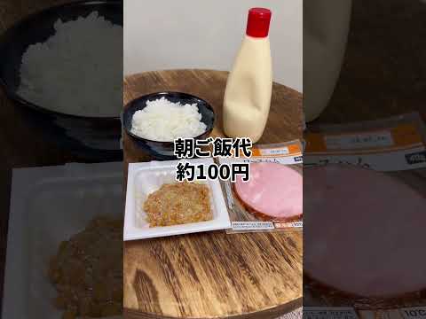 貧困独身女の1日にかかるお金【仕事の日編】#shorts #節約 #貧困 #貧乏