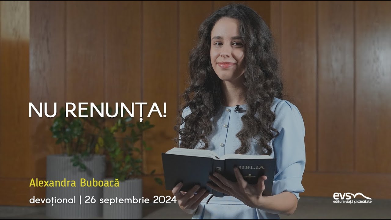 NU RENUNȚA!
