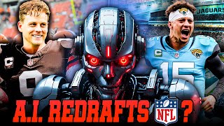 A.I. REDRAFT's Every Player/Team In The NFL…