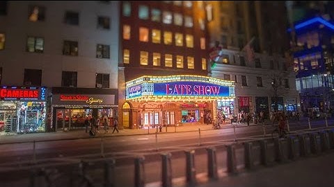 "The Late Show" Open Director