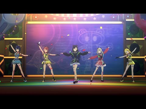 【プロセカMV】ビビバス（こはね、杏）、モモジャン（みのり、遥、リン）でショウタイム・ルーラー（くま耳パレード衣装Ver）