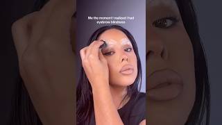 90s / 2000s thin brow tutorial #makeupartist #makeuptutorial #y2k #makeup #eyebrows #maccosmetics