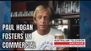 Paul Hogan - Classic 1980s Fosters Lager (Australian Beer) UK Commercial 1