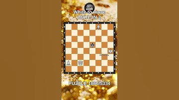 Chess puzzle series 🧩1860/5334 #chess #puzzle #learnchesstactics #magnuscarlsen #polgar #chessbooks