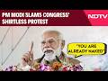 PM Modi News | "You Are Already Naked": PM Modi Slams Congress' Shirtless Protest