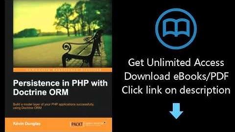 Download Persistence in PHP with Doctrine ORM PDF