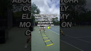 Understanding this about footwork elevated my movement on court 🎾🏃 #tennis #footwork