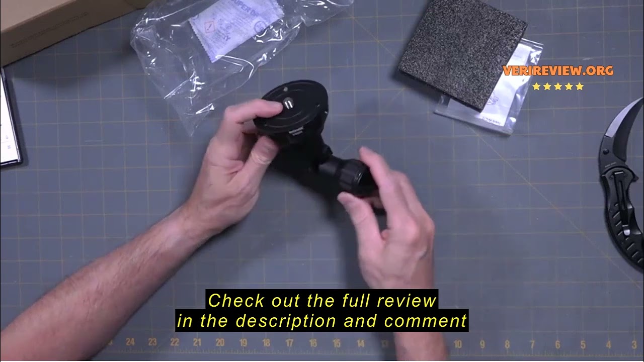 Review NEEWER 75mm Half Bowl Base Leveling Adapter with 180° Foldable Handle for Tripod/Fluid Head,