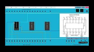 Bidirectional Universal Shift Register in Deldsim Simulation screenshot 5