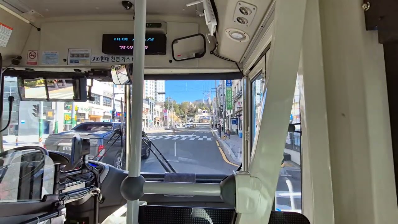 부산 155번 2757호(서동역 ~ 충렬주유소)주행영상