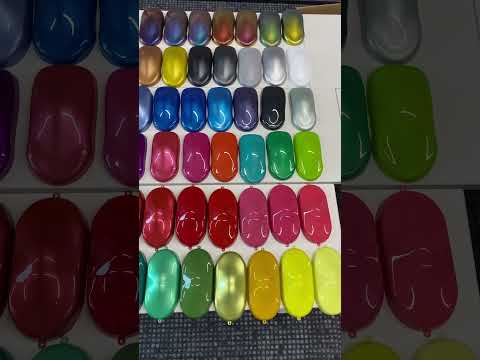 Automotive Blue Color Chart