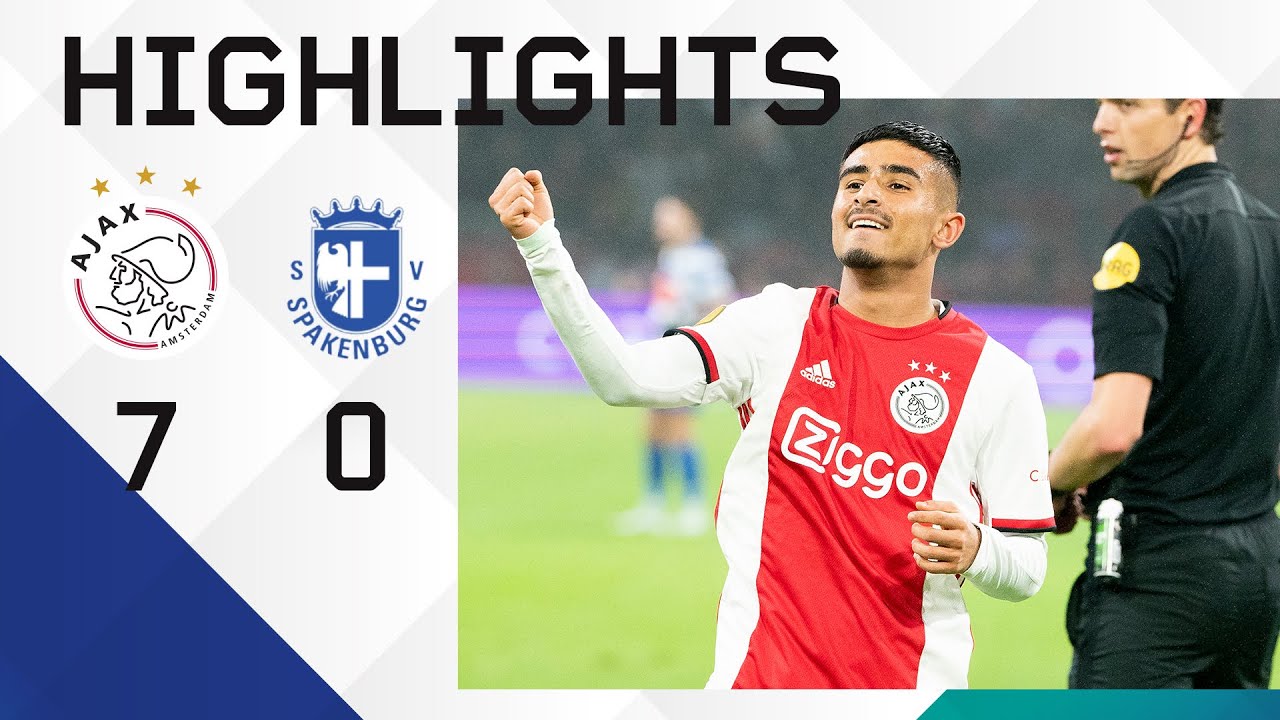 Highlights Ajax - Spakenburg | Ünüvar debuteert en scoort! | KNVB Beker