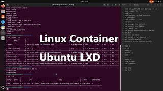 Linux Container Ubuntu LXD [Tutorial]