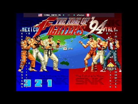 The King of Fighters '94 - 🇺🇸 SIMBA_SNK94-95 vs 🇵🇪 elvisx | Fightcade (2026-05-19 00:29 UTC)