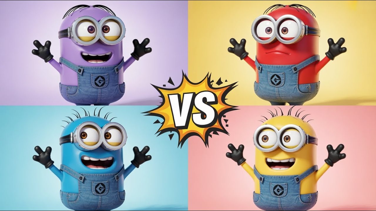 Powerful Cartoon Clash | Minion, Superman, Pikachu & More | OMG Battle Scene! #32