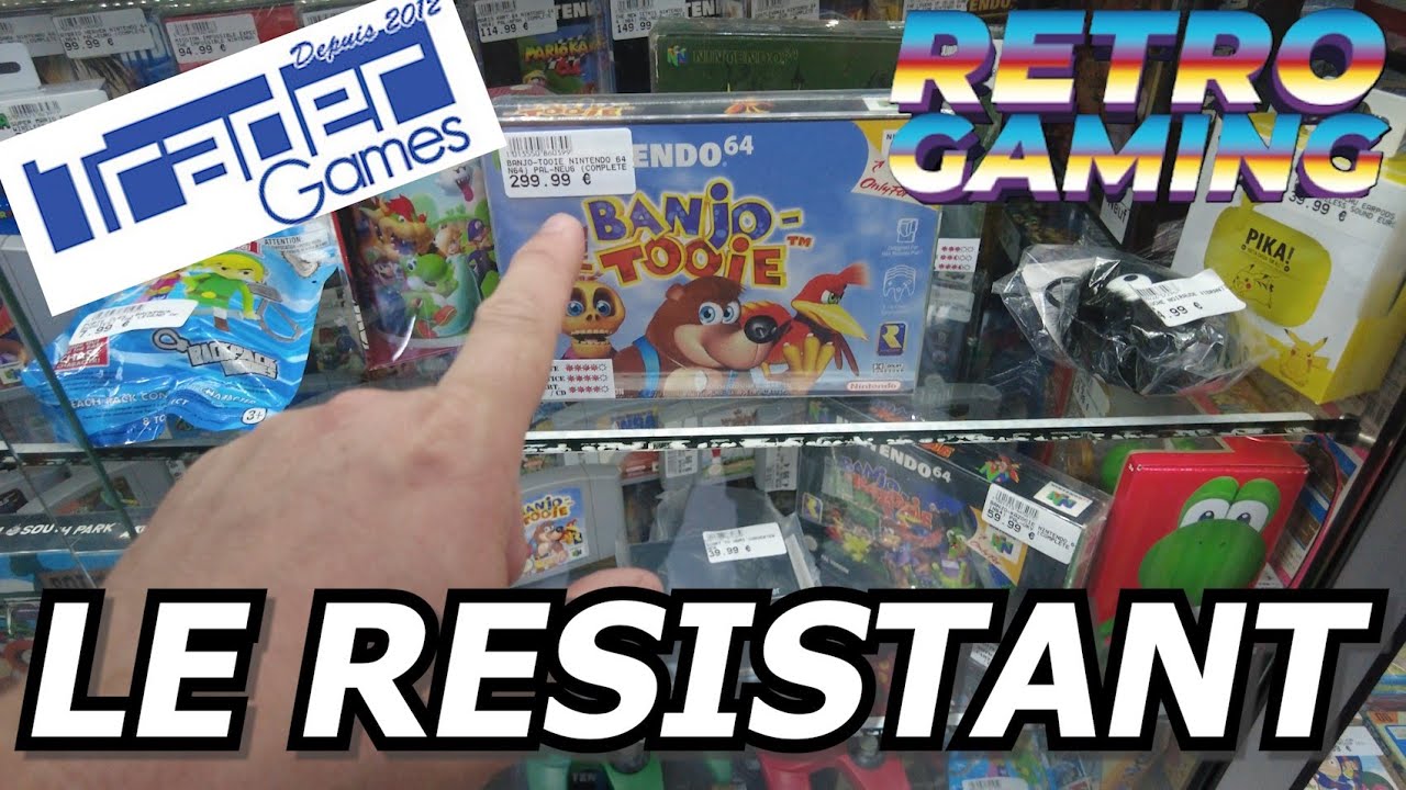EN IMMERSION DANS UN MAGASIN DE JEUX VIDEO RETRO, TRADER GAMES à République 🕹️🎮
