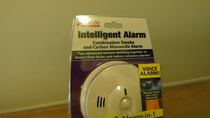 First alert smoke and carbon monoxide alarm beeping 5 times