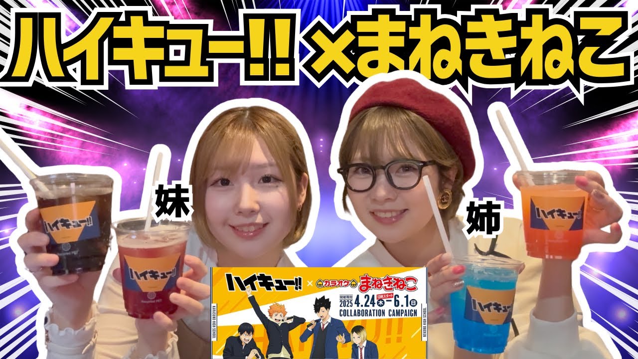 【ハイキュー×まねきねこ】カラオケ行くならどの高校と行く? 開封もあり!!