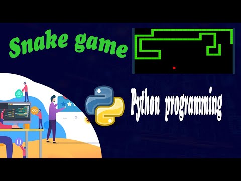 Snake game written in Python #snake #beginner #pythonprogramming