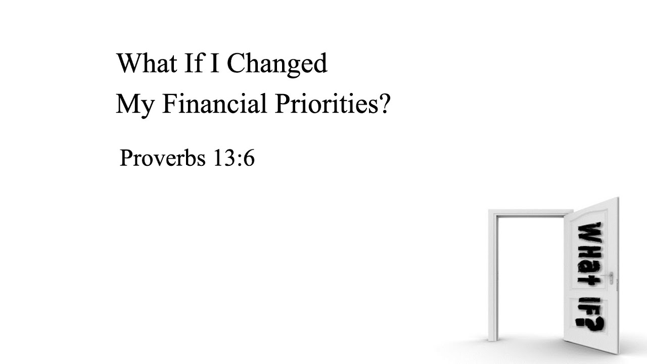 "What If I Changed My Financial Priorities?" Contemporary Worship 64