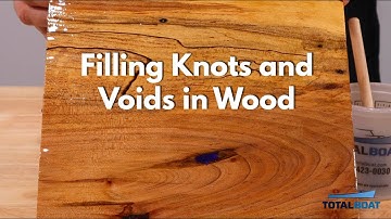 Filling Knots and Voids in Wood with Epoxy Resin