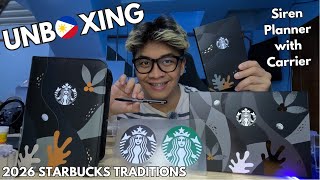 2026 Starbucks Traditions Planner + Siren Carrier!