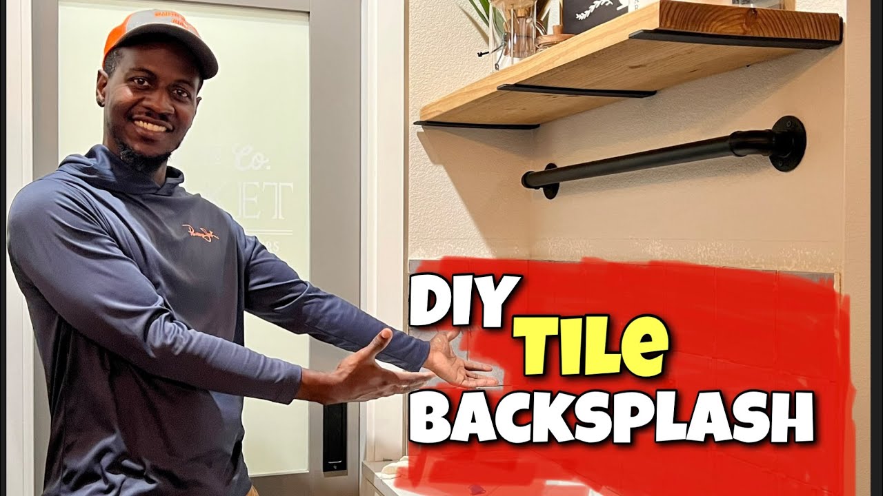 DIY Tile Backsplash Install In Kitchen || Building Our Forever Homestead || 10 Acres 