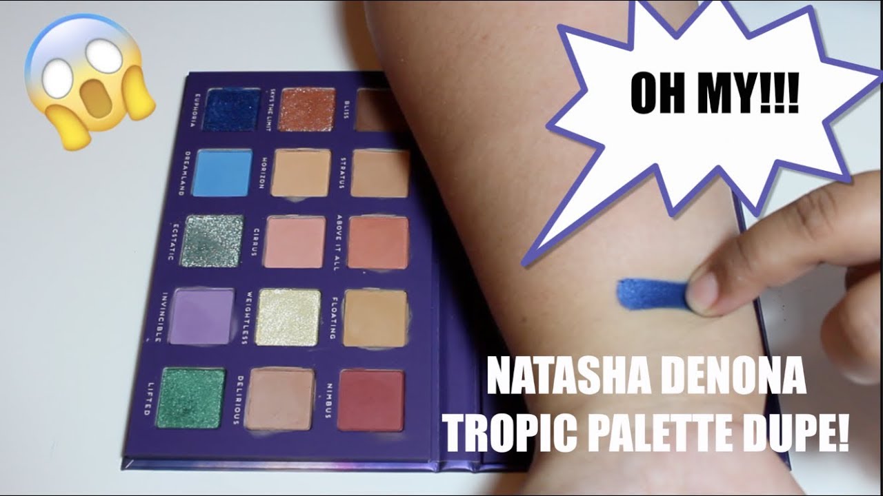 BAD HABIT FANTASIA PALETTE SWATCHES!
