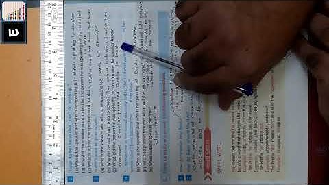 Class 6th, English, Chapter 1. Go For It, Bablu! (Lecture 5)