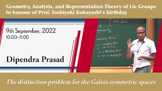 The distinction problem for the Galois symmetric spaces Dipendra Prasad