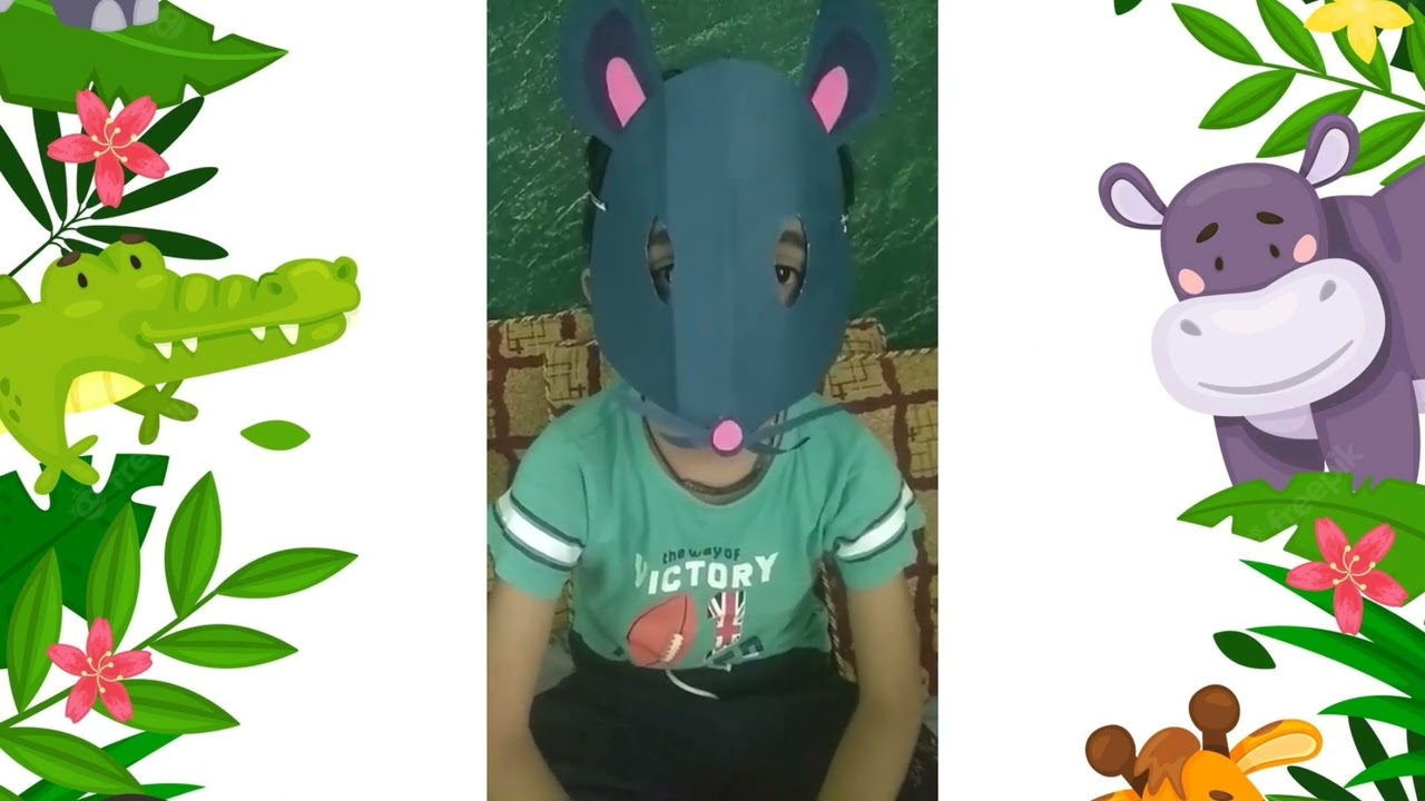 Rat Mask Activity In Hindi. चूहे के बारे में कुछ  जानकारियाँ।