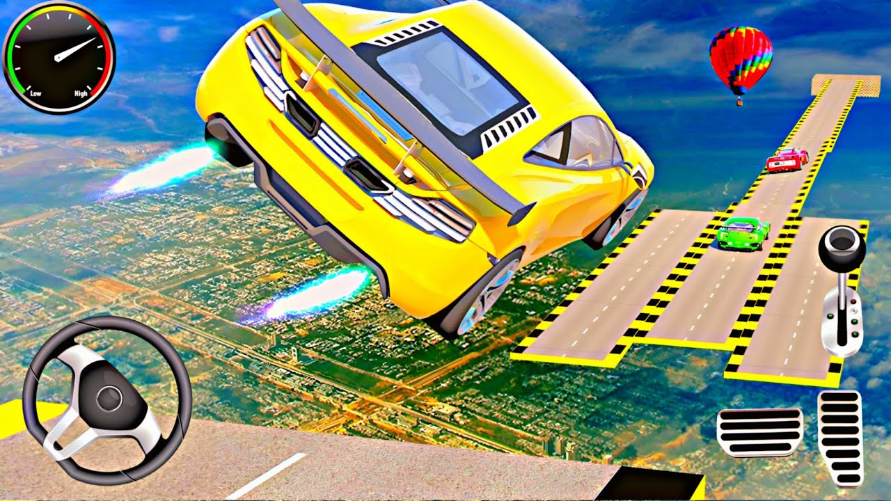 Car Driving Impossible Stunt Racing Competition Best Graphics Video Games for Android