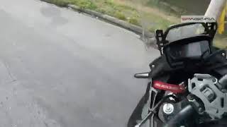 Motociclista escapa de roubo de moto