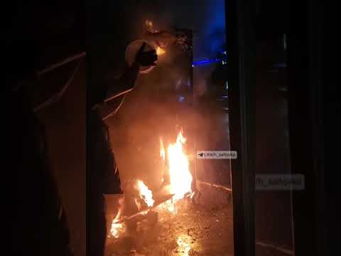 Сигаретный киоск сгорел в Харькове