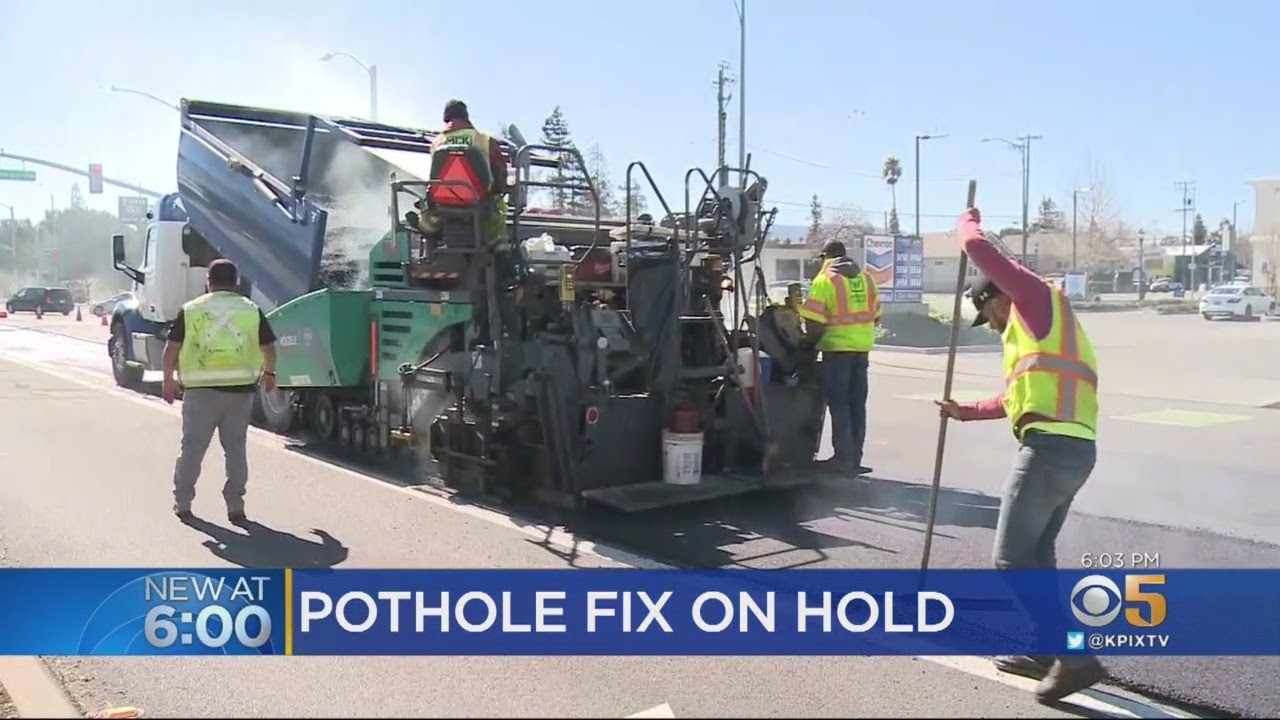 San Jose Plan To Fix Potholes Hits Roadblock - YouTube