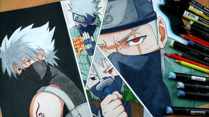 Drawing Kakashi Hatake Unmasked From Naruto by Anim3Lov3r