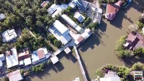 Flycam Chợ Giồng - xã Mỹ Hội - Cái Bè - Tiền Giang