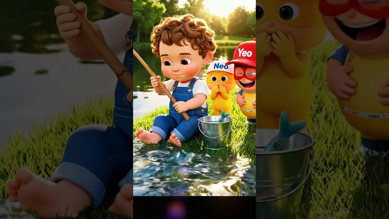 Baby, neo and yeo playing football 